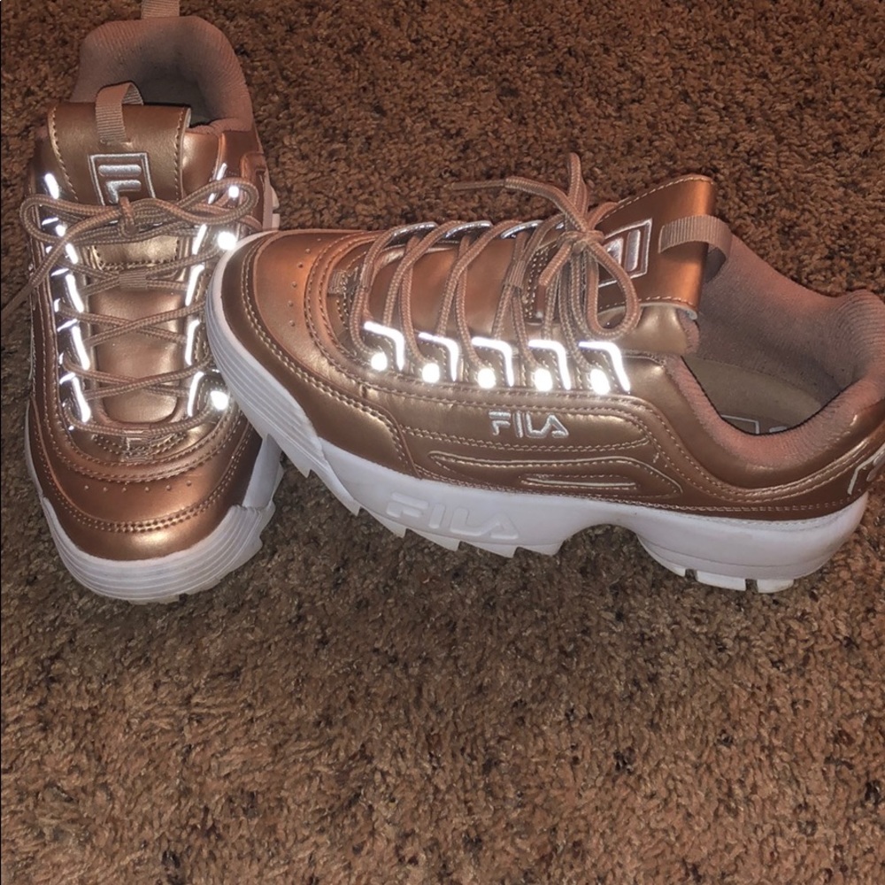 Rose gold FILA
